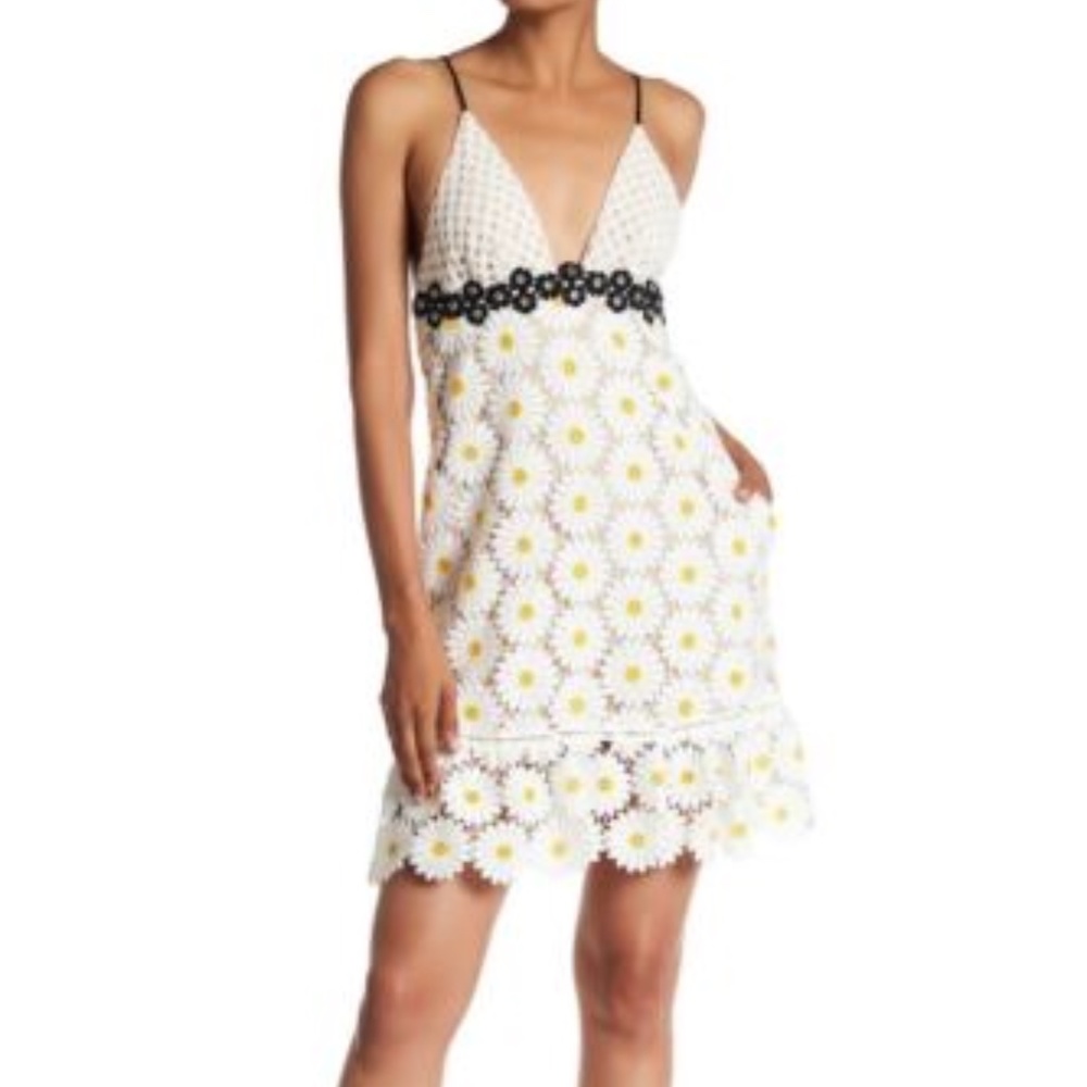 ABS by Allen Schwartz Daisy SUNFLOWER Summer Dress XS MADE IN USA NEW - Picture 14 of 14